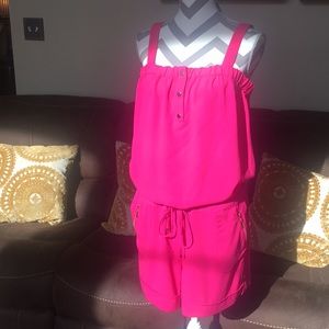 Cache Hot Pink Romper